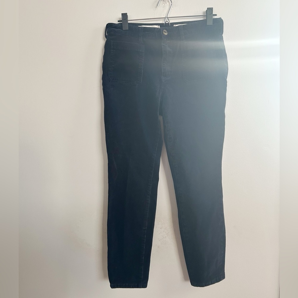 Pilcro Anthropologie navy‎ velvet jeans
